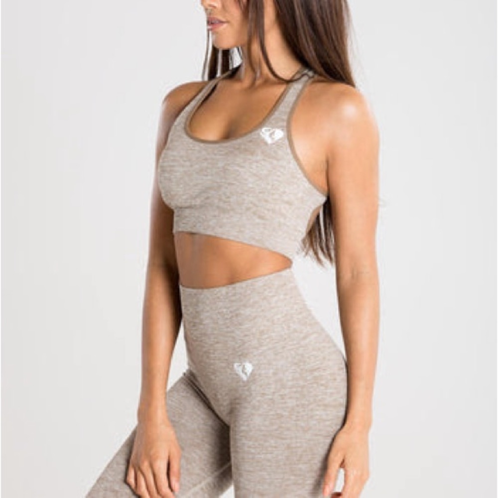 Women’s best Move Seamless Sports Bra | Brown Grey Marl